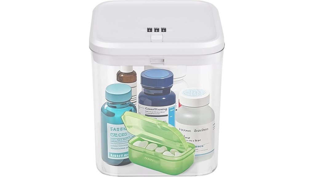 childproof medicine snack box