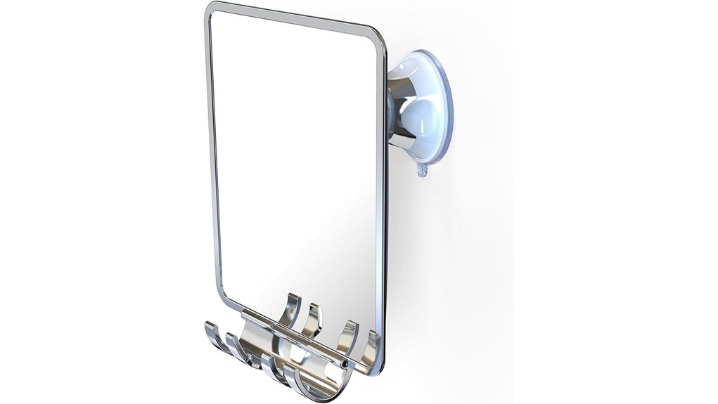 chrome fogless razor mirror