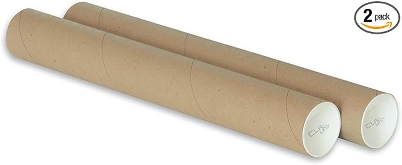 clauvinck 15 inch kraft tubes