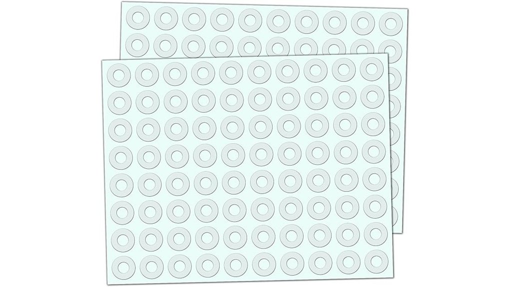 clear 0 25 inch 2000 pack stickers