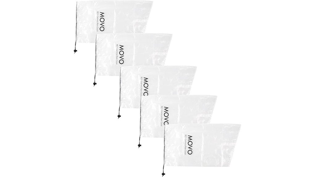 clear 18 inch dslr raincovers pack