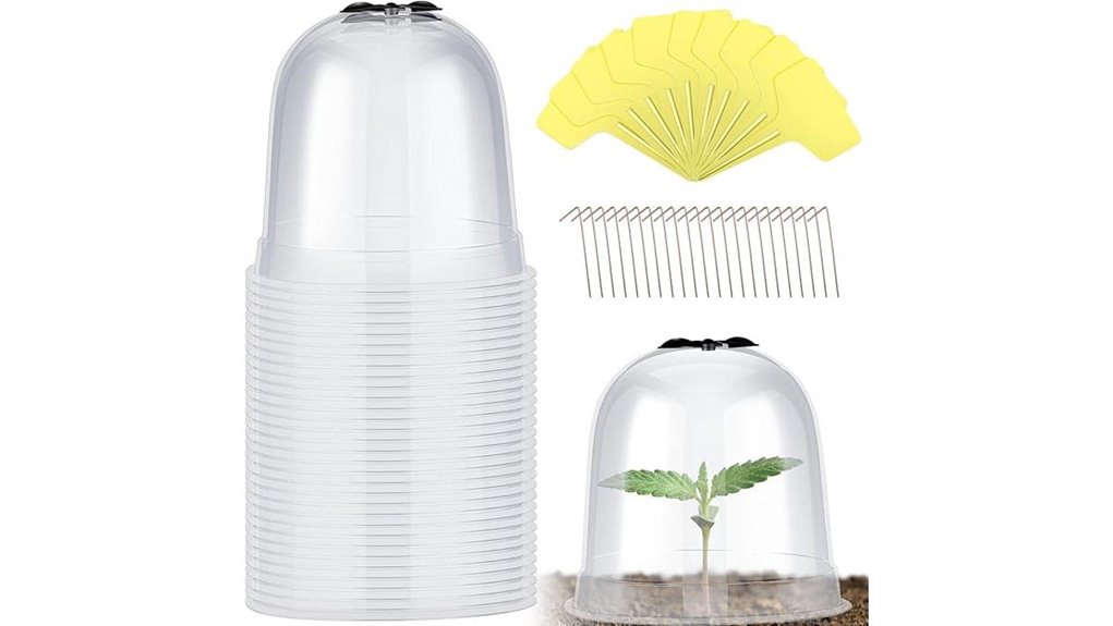 clear 20 piece garden cloche