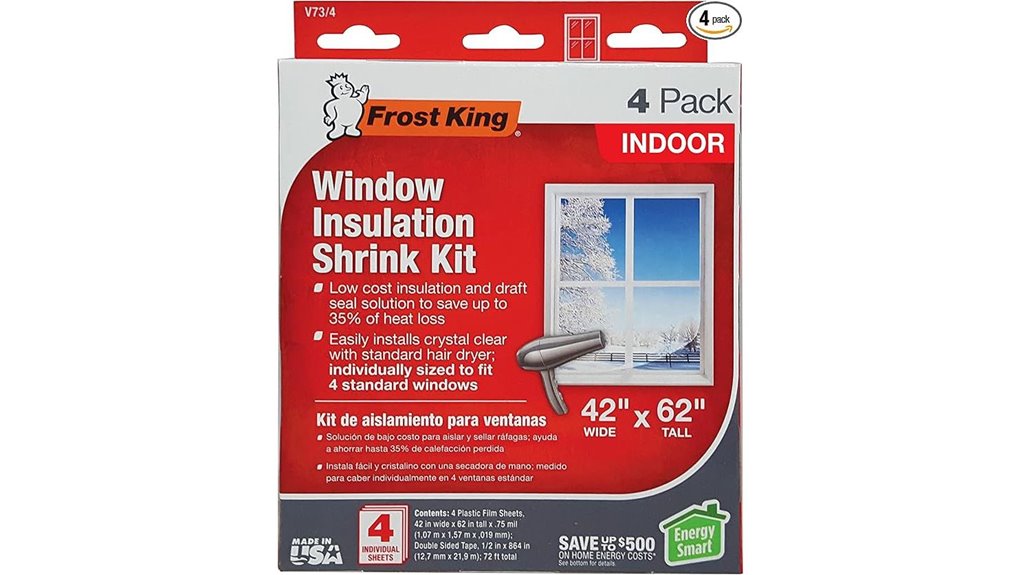 clear 4 pack frostking film