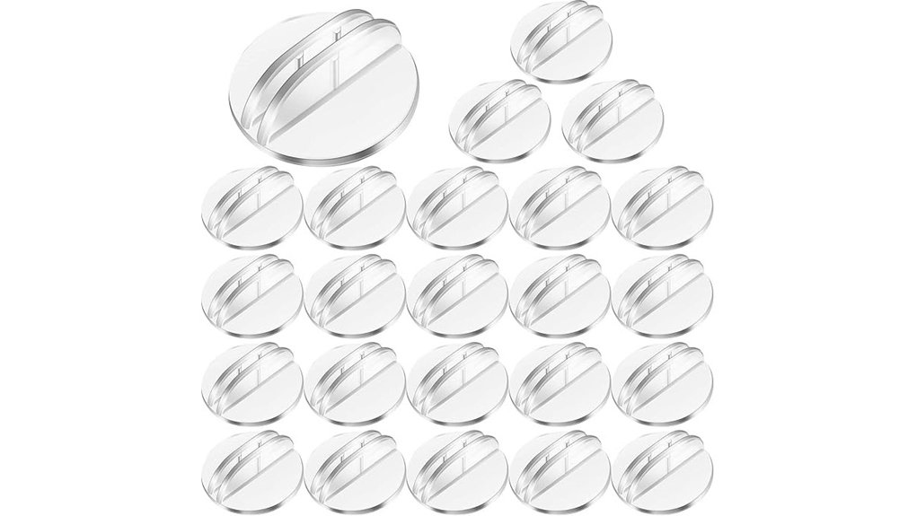 clear 50 pack card stands