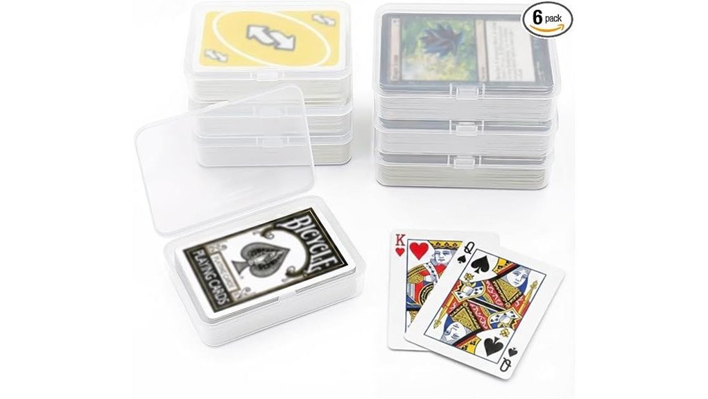 clear 6 pack card boxes