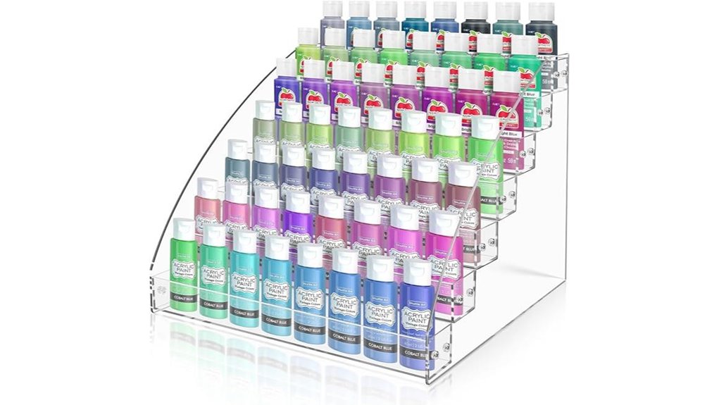 clear acrylic 7 tier organizer