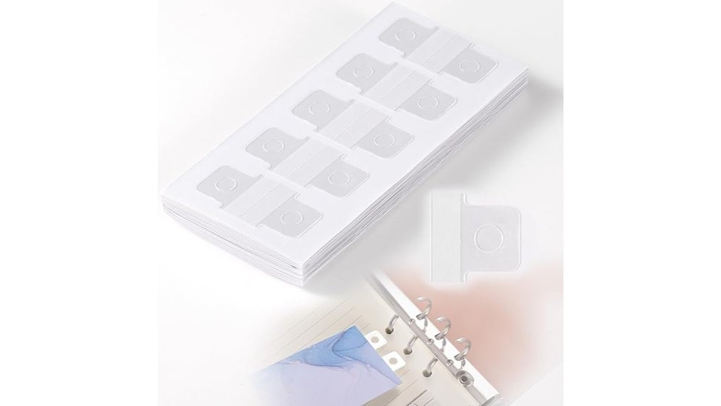 clear binder refill stickers