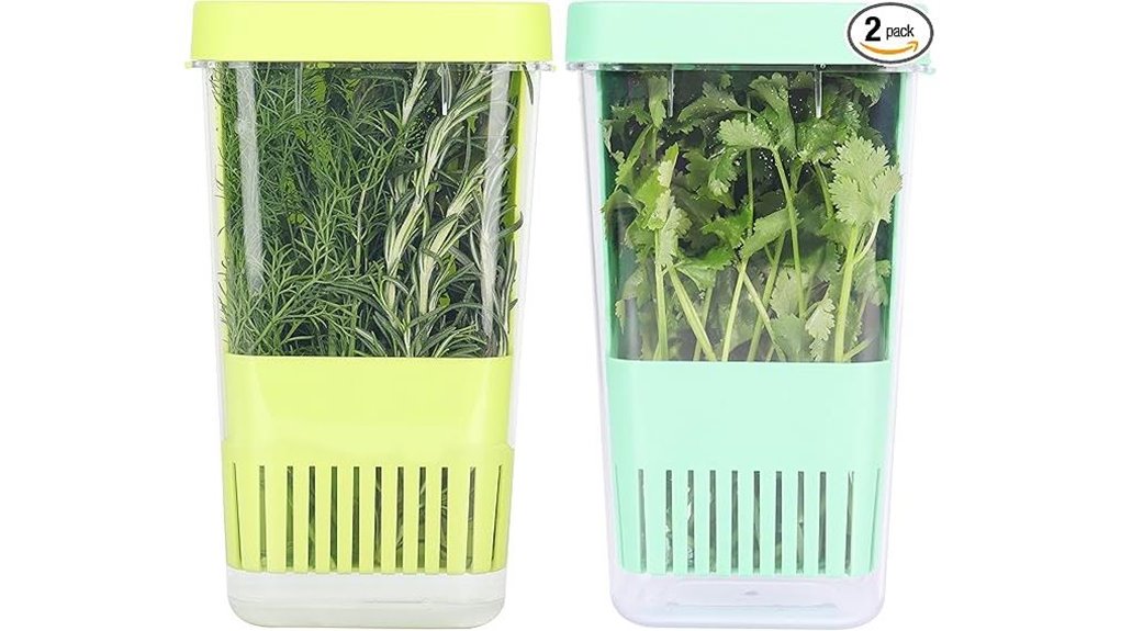 clear bpa free herb keeper