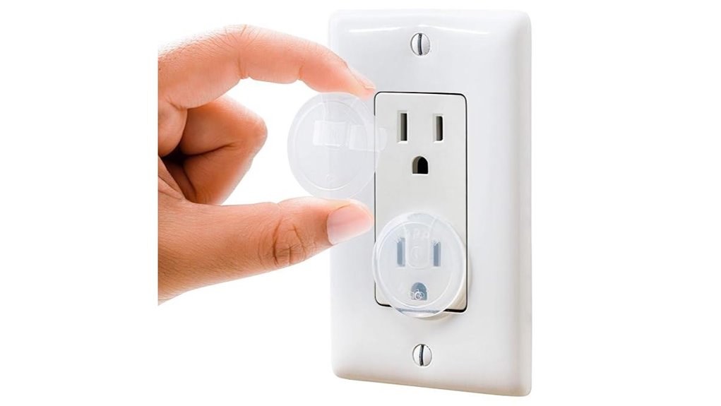 clear outlet covers 50 pack