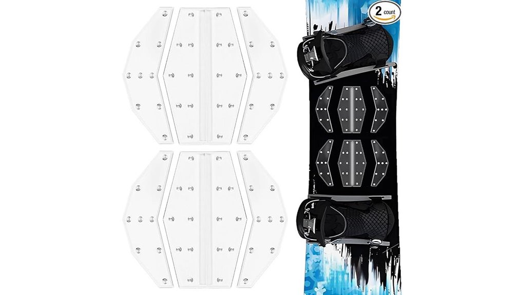 clear tpu snowboard anti slip stomp pad