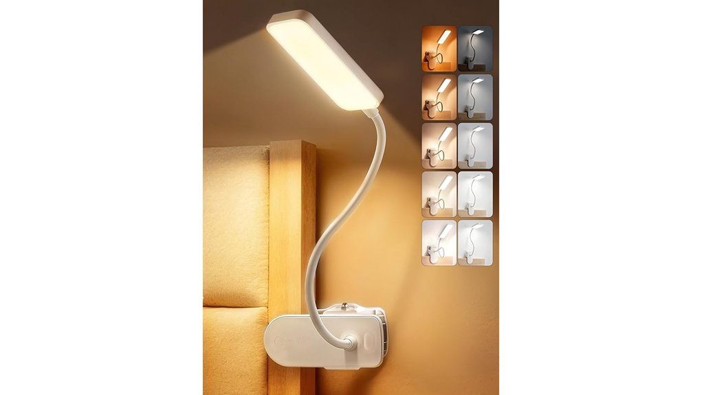 clip on led desk lamp