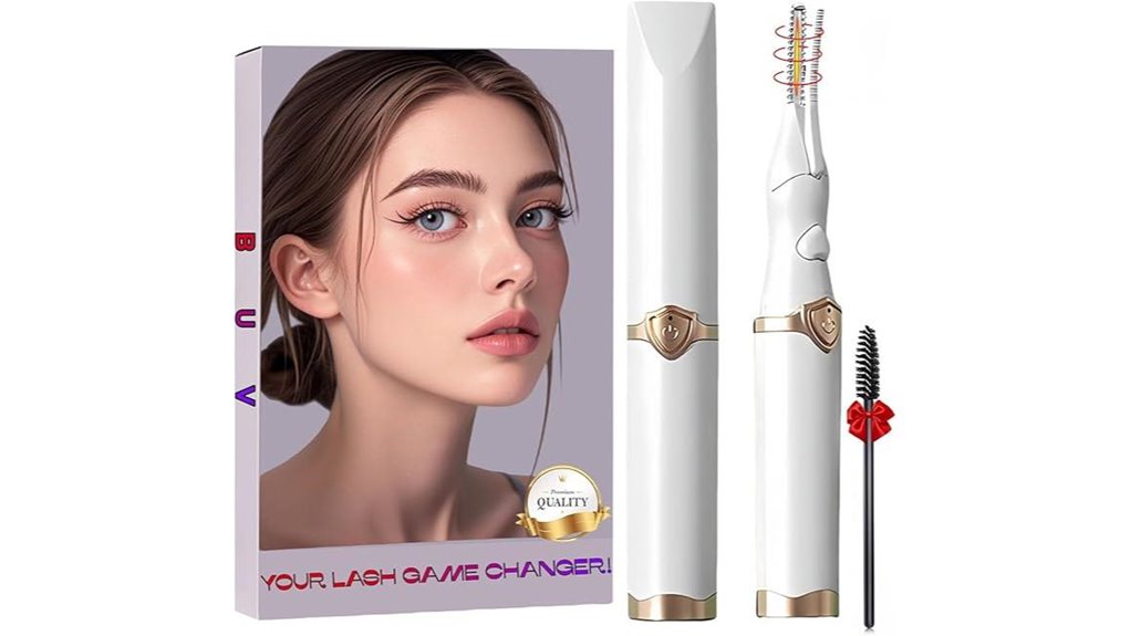 clip type heated rechargeable curler