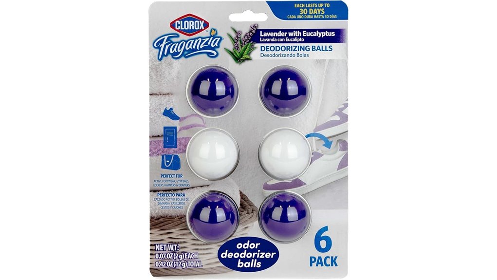 clorox fraganzia lavender eucalyptus balls