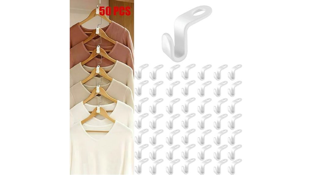 clothes hanger connector hooks