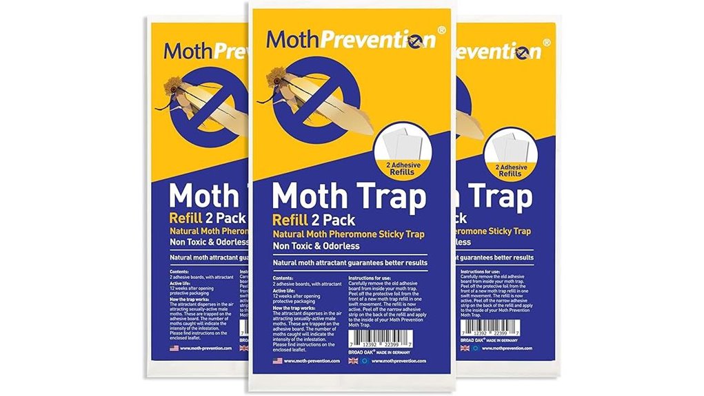 clothes moth trap strips