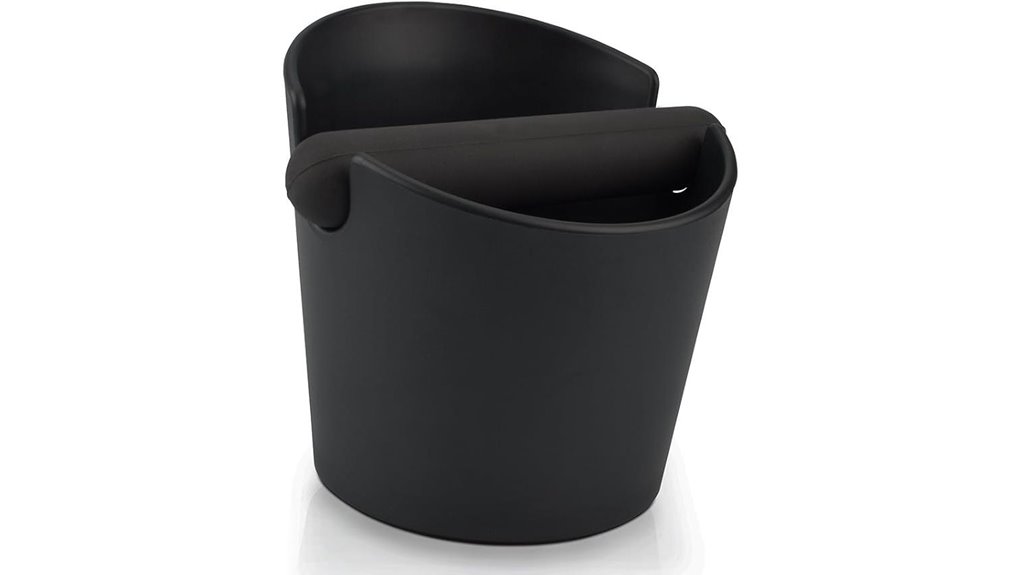 coffee knock box with removable bar