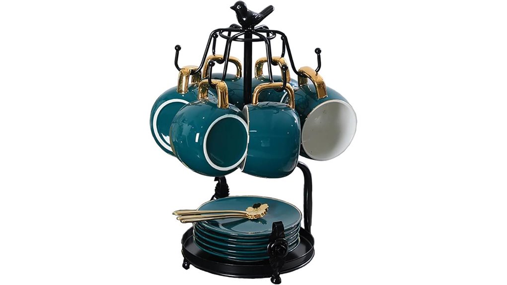 coffee mug tree with hooks