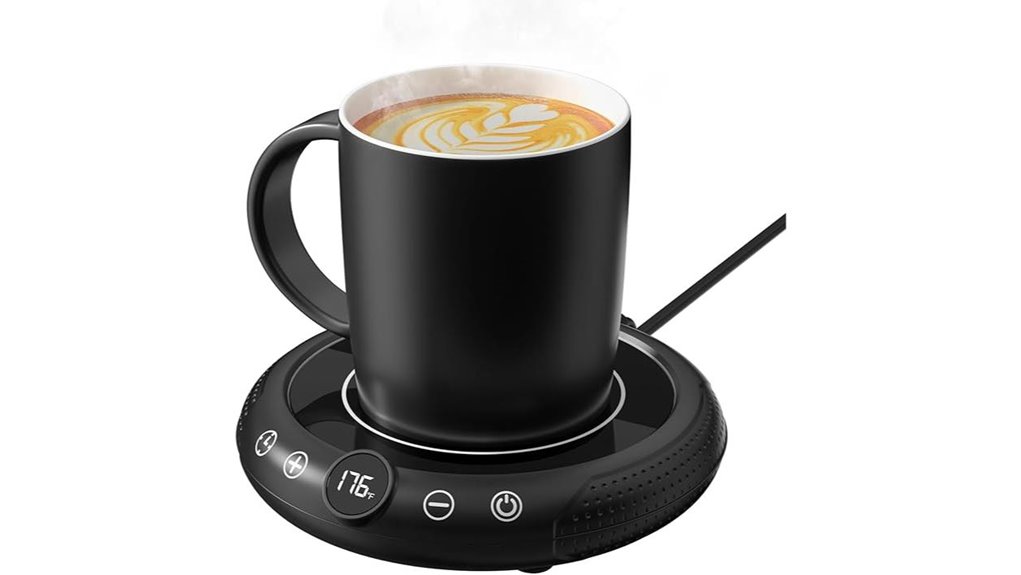 coffee mug warmer set 8 temps