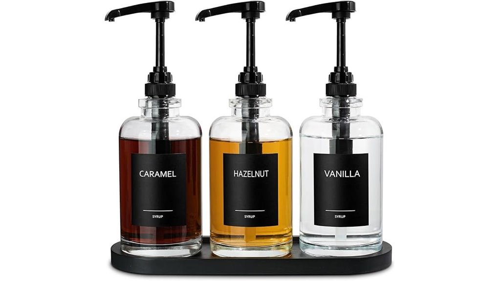 coffee syrup pump 16 9oz