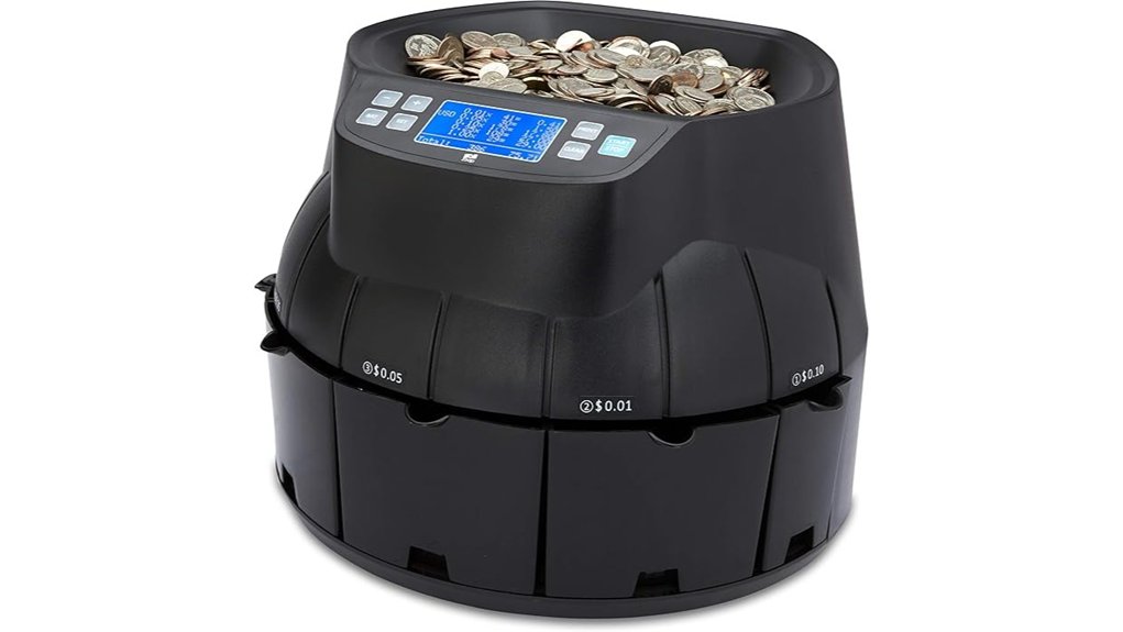 coin counter sorter roller