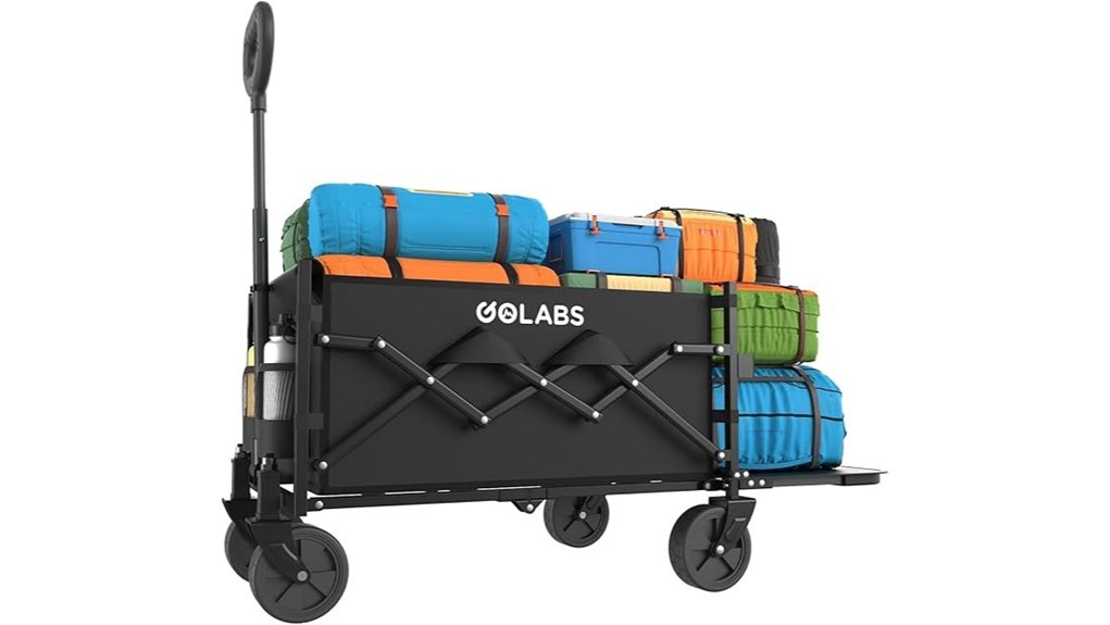 collapsible 350lb 100l cart