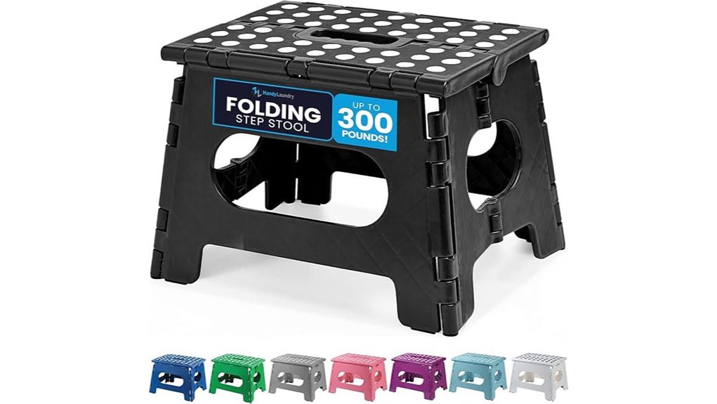 collapsible 9 inch step stool