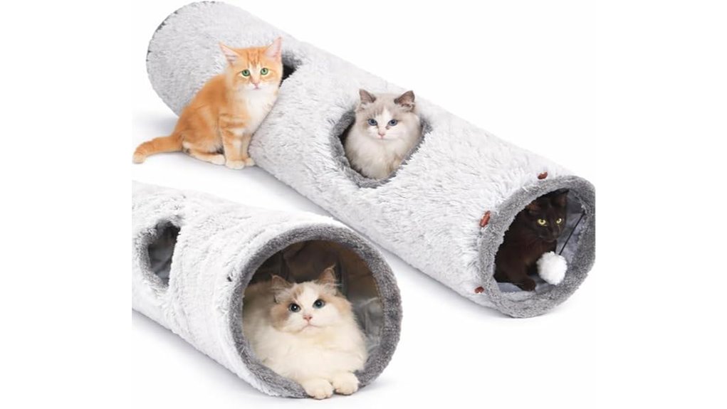 collapsible cat crinkle tunnel