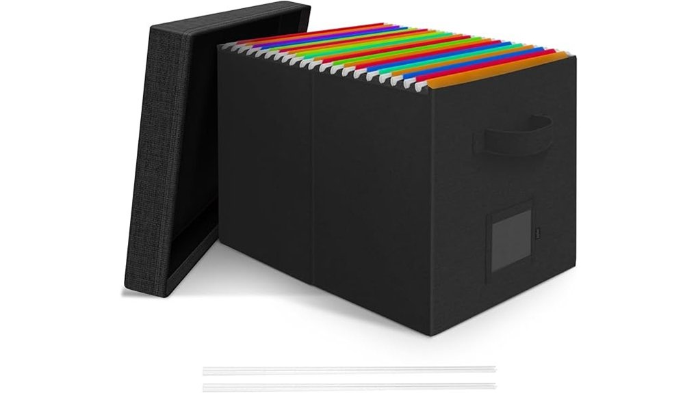 collapsible linen file box