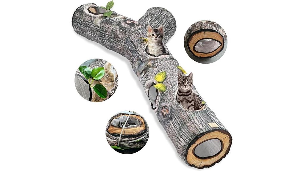 collapsible three way cat maze