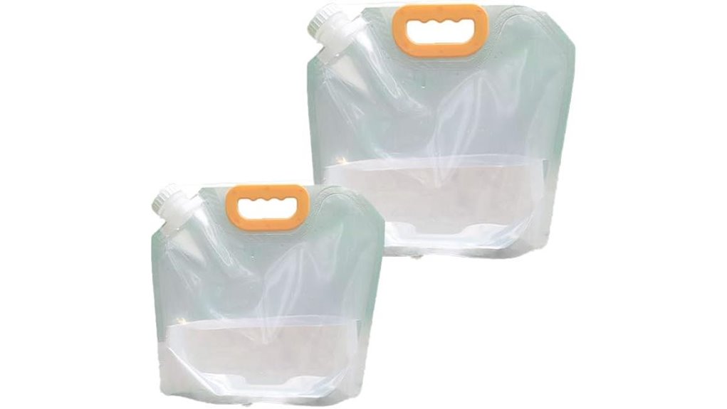 collapsible water containers set