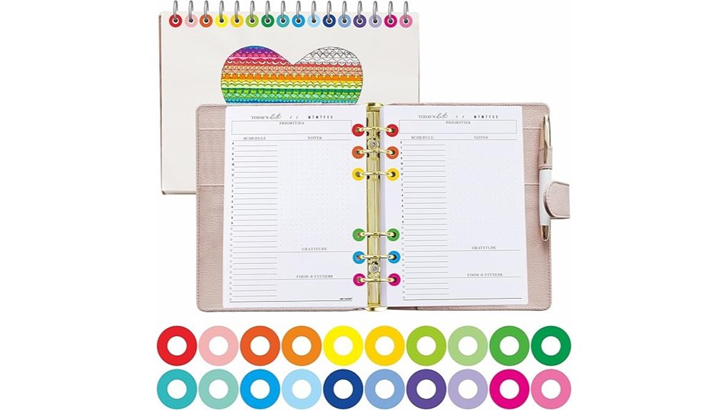 colorful self adhesive reinforcement stickers