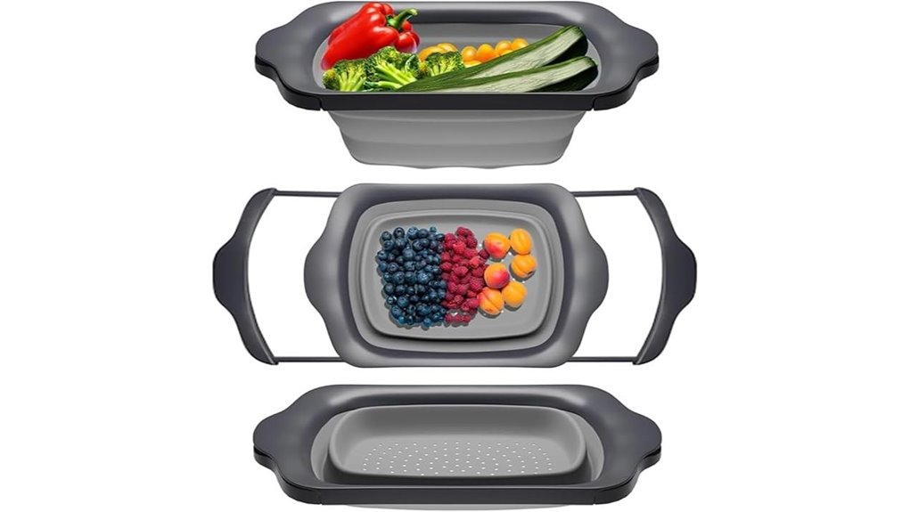 comfify xl silicone colander
