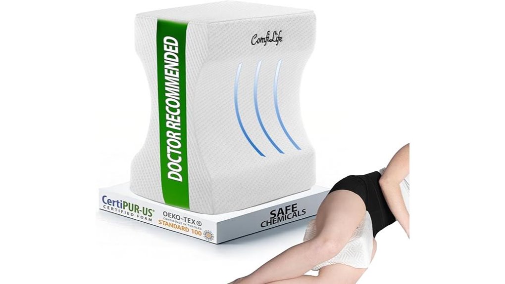 comfilife knee and leg pillow