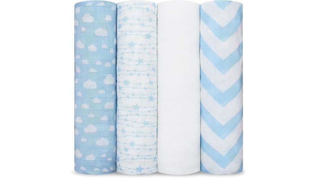 comfy cubs swaddle blanket pack