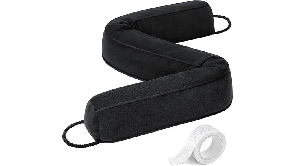 comfyanno 38 inch black doorstop
