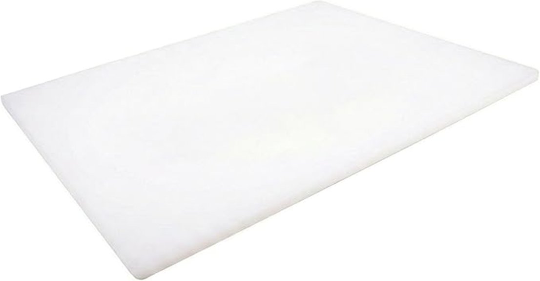 commercial grade white cutting board