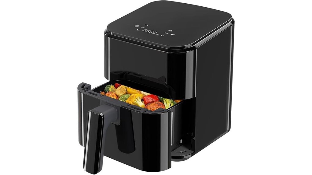 compact 3qt nonstick fryer