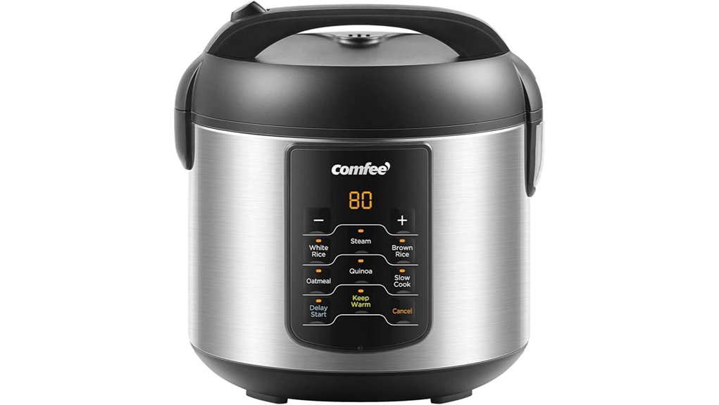 compact 6 in 1 stainless cooker