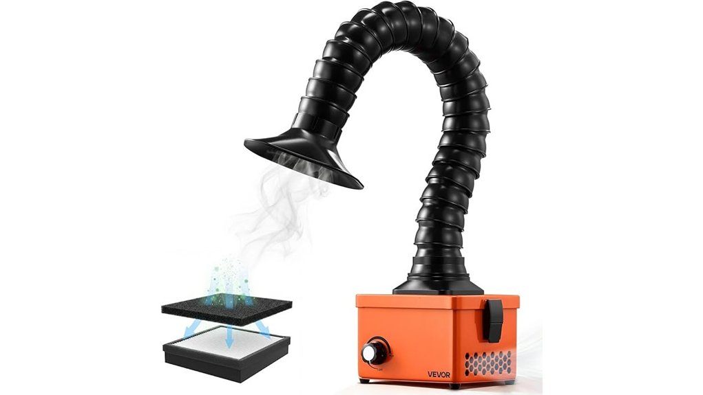 compact 80m h fume extractor