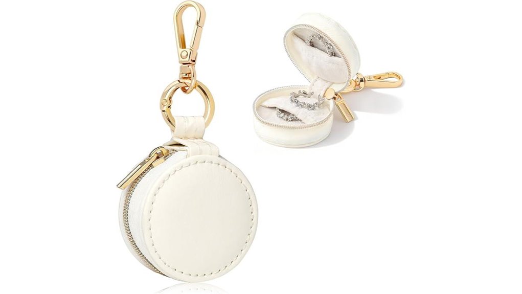 compact travel ring holder