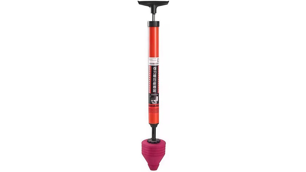 compressed air toilet unclogger
