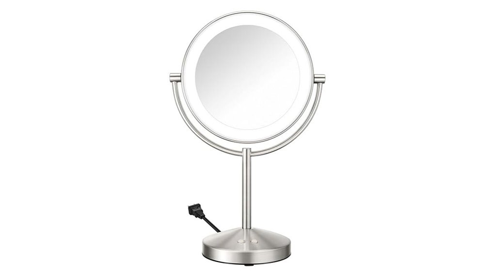 conair dual lit makeup mirror