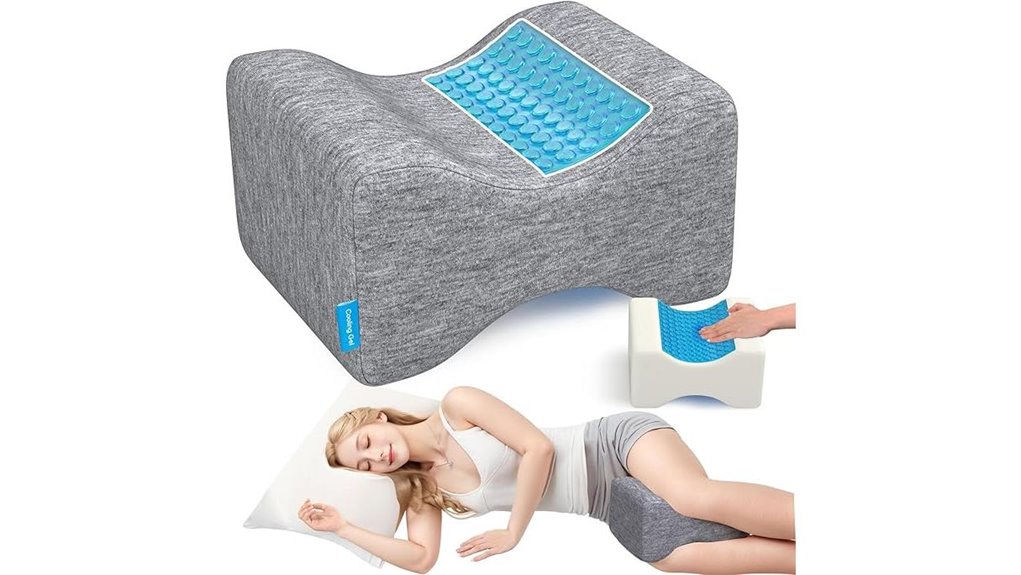 cooling gel knee pillow