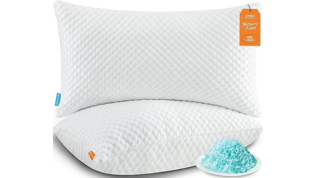 cooling king size memory foam