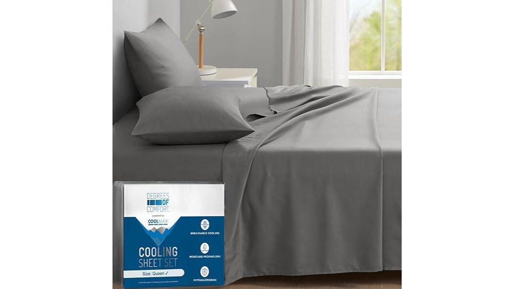 coolmax moisture wicking queen sheets