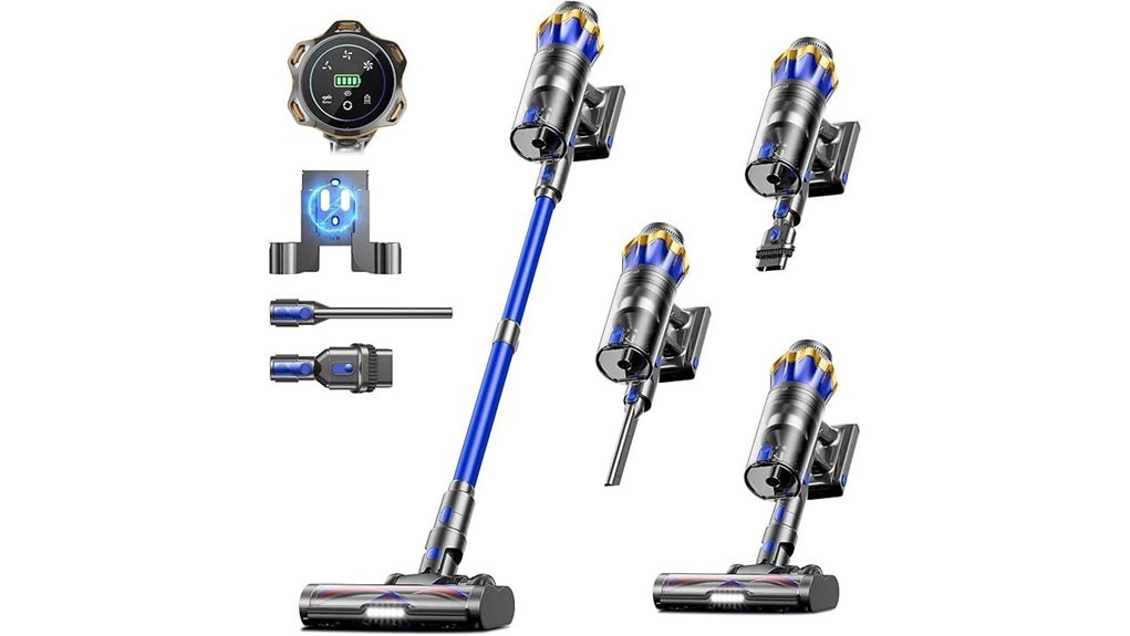cordless 650w touchscreen vacuum