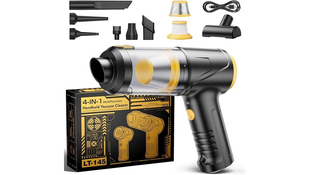 cordless handheld vacuum with led light