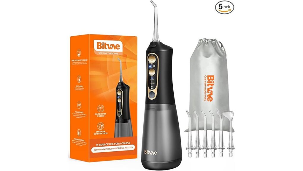 cordless water dental flosser