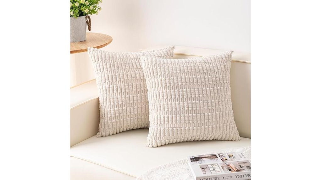 corduroy 18 18 pillow set