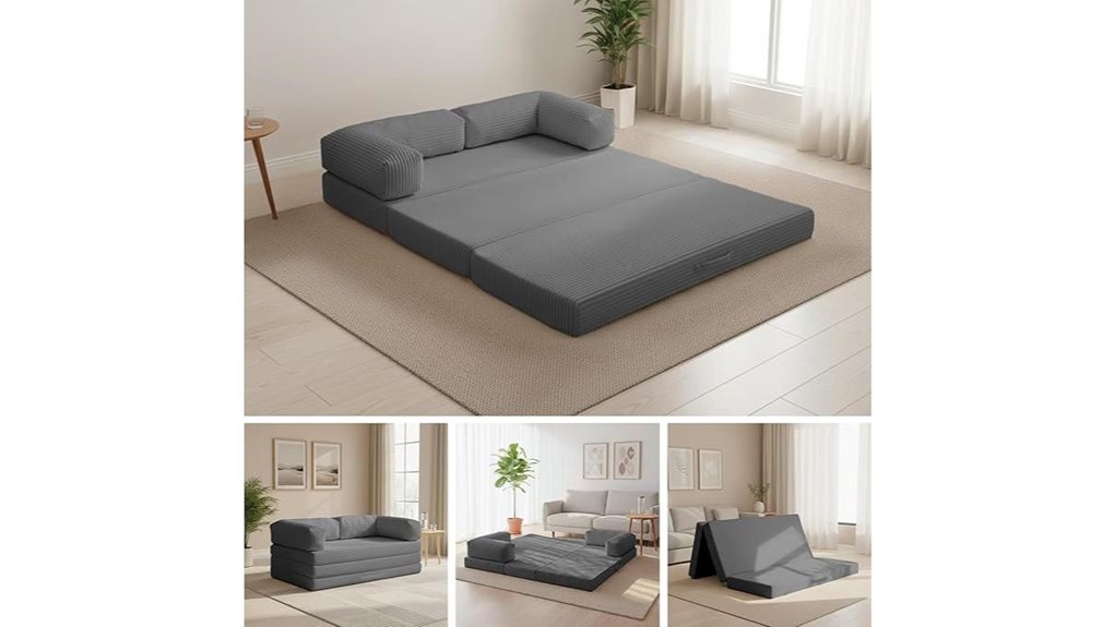 corduroy 5 in 1 convertible bed